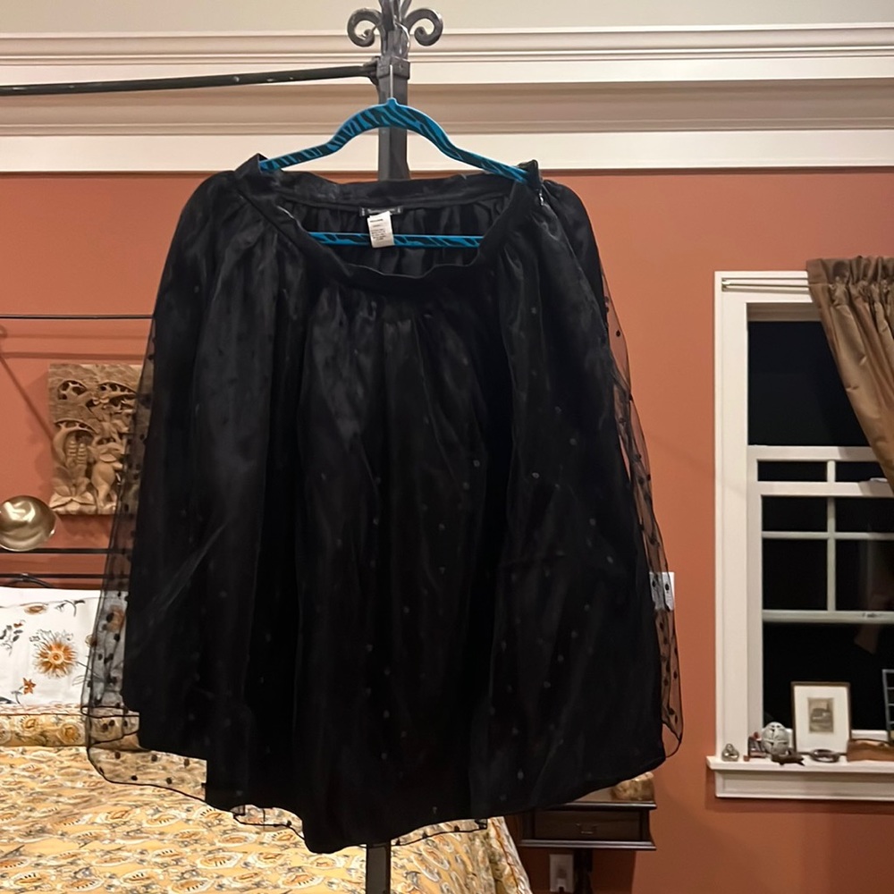 Sinequanone Black Lace Skirt- From France